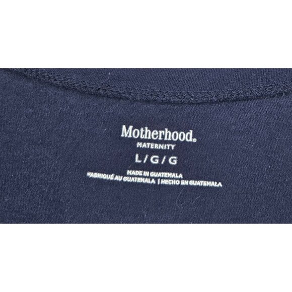 Set of 3 Motherhood Maternity T-Shirts Sz L Sretch Gray Blue Maroon Cap Sleeves - Picture 6 of 10